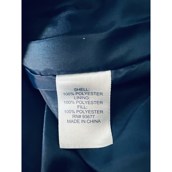 St John’s Bay Navy Fair Isle Vest Sz PXL Ski Deer Snowflakes Winter - Picture 12 of 12